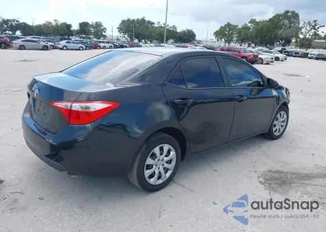 2016 Toyota Corolla Le z USA, uszkodzony, nr VIN 2T1BURHE7GC741845